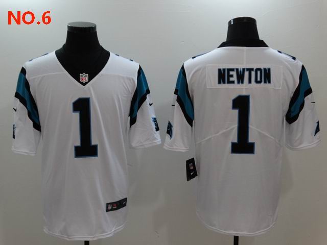 Men's Carolina Panthers #1 Cam Newton Jersey NO.6;